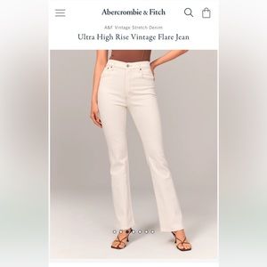 Ultra high rise vintage flare jeans from Abercrombie tags still on